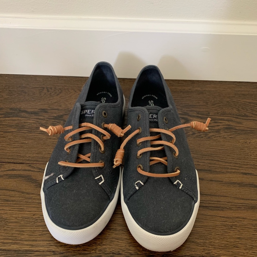 Navy sneakers